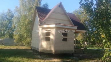 Дом из профилированного бруса, без внутренней отделки 6,5х7,5 в Тамбовской области