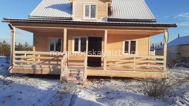 Каркасный дом по индивидуальному проекту в Волгоградской области, г. Палласовка