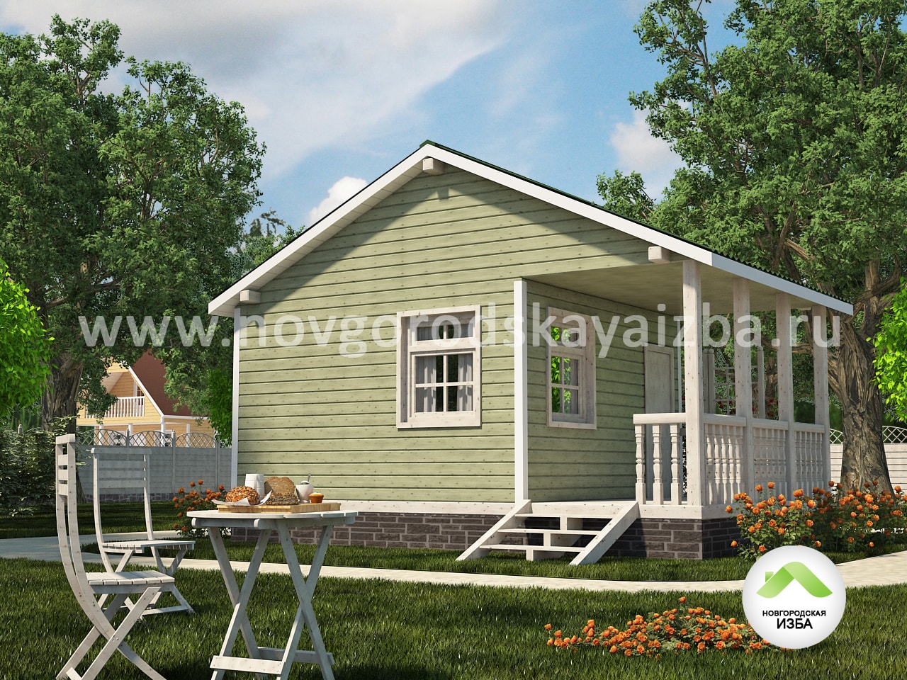 Проект бани 6х4 Б-6