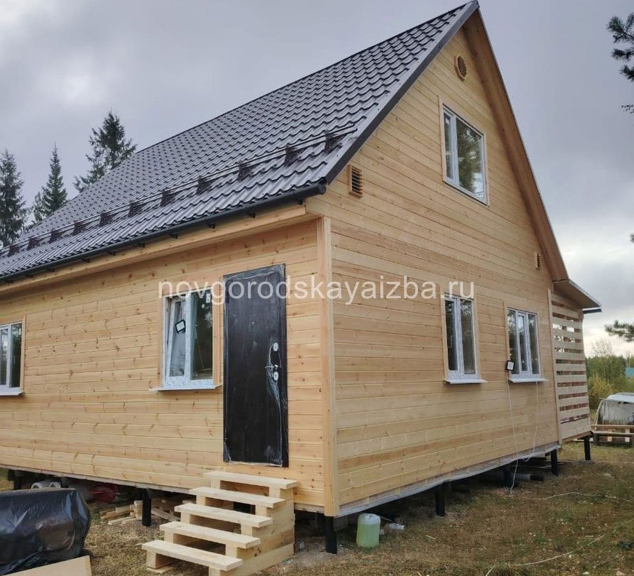 Каркасные дома под ключ 7х8