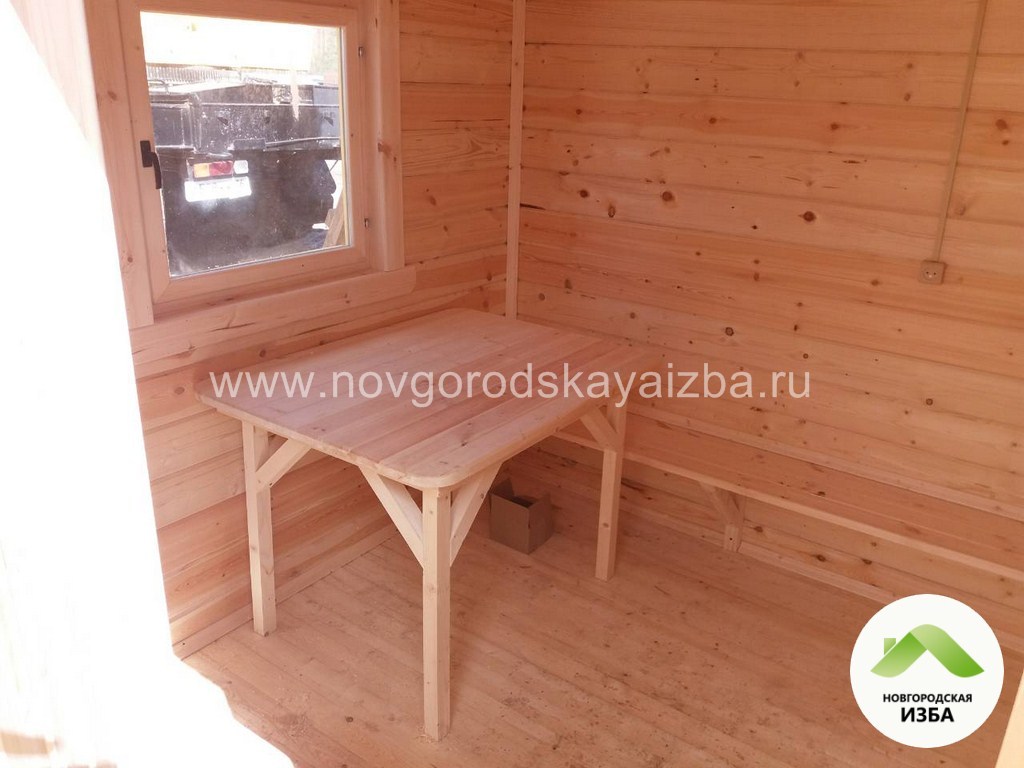 Отделка мобильных бань под ключ